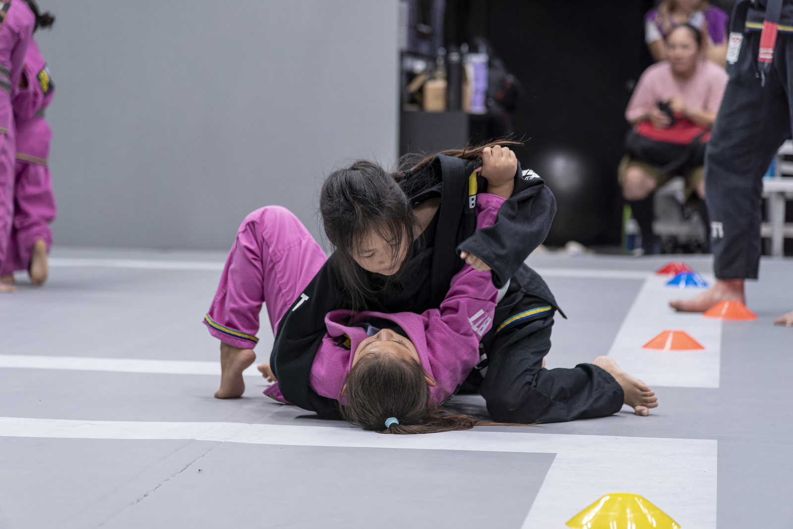 Kids Brazilian Jiu-Jitsu class at Total MMA Studios